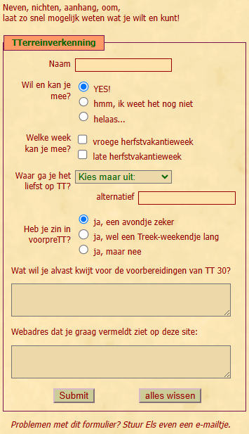 TT-deelnameformulier