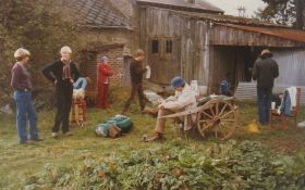 1979 kampje op het erf van Marthe